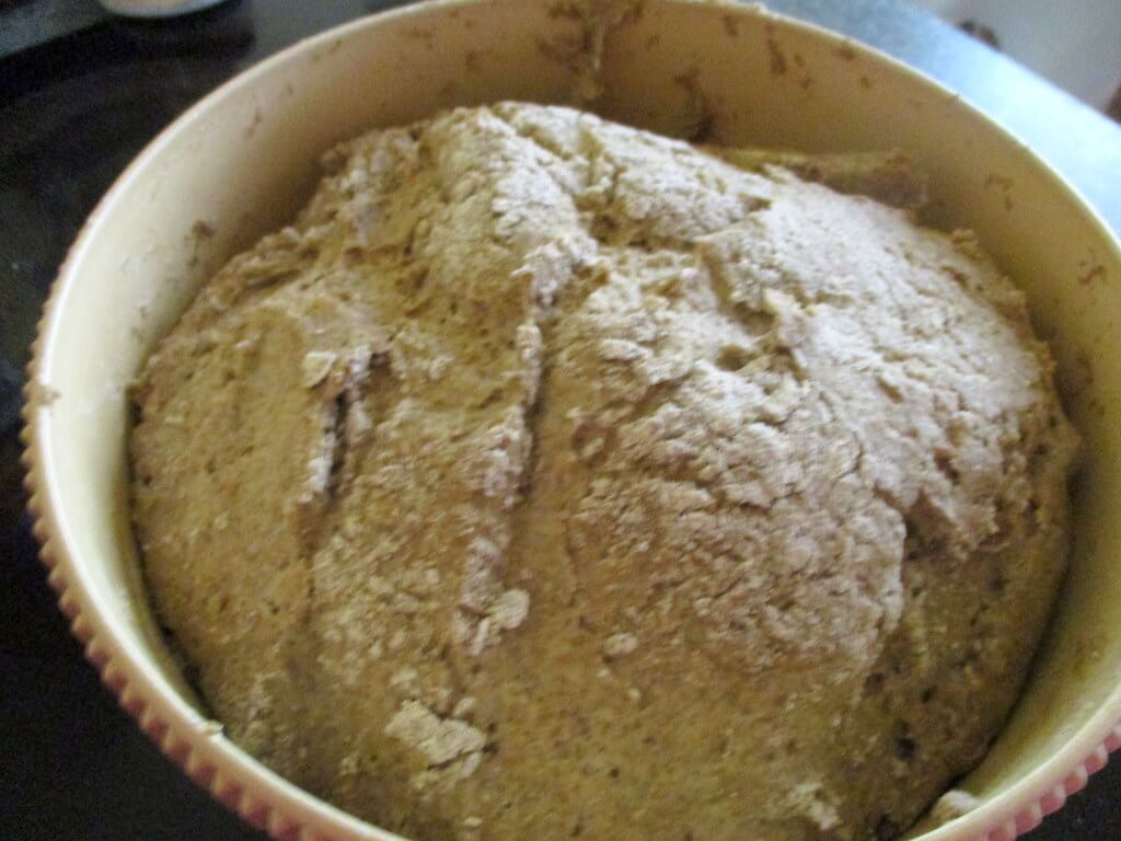 Rozs kenyér elkészítésének 2. lépése